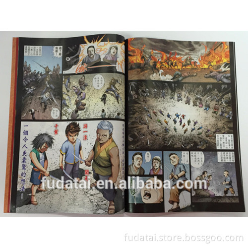 FDT custom soft cover full color perfect binding cartoon book